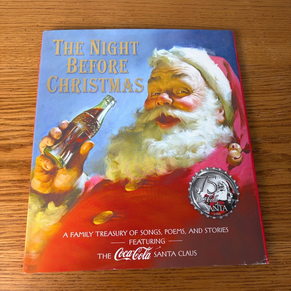 Coca-Cola The Night Before Christmas Haddon Sundblom Illustrated Storybook